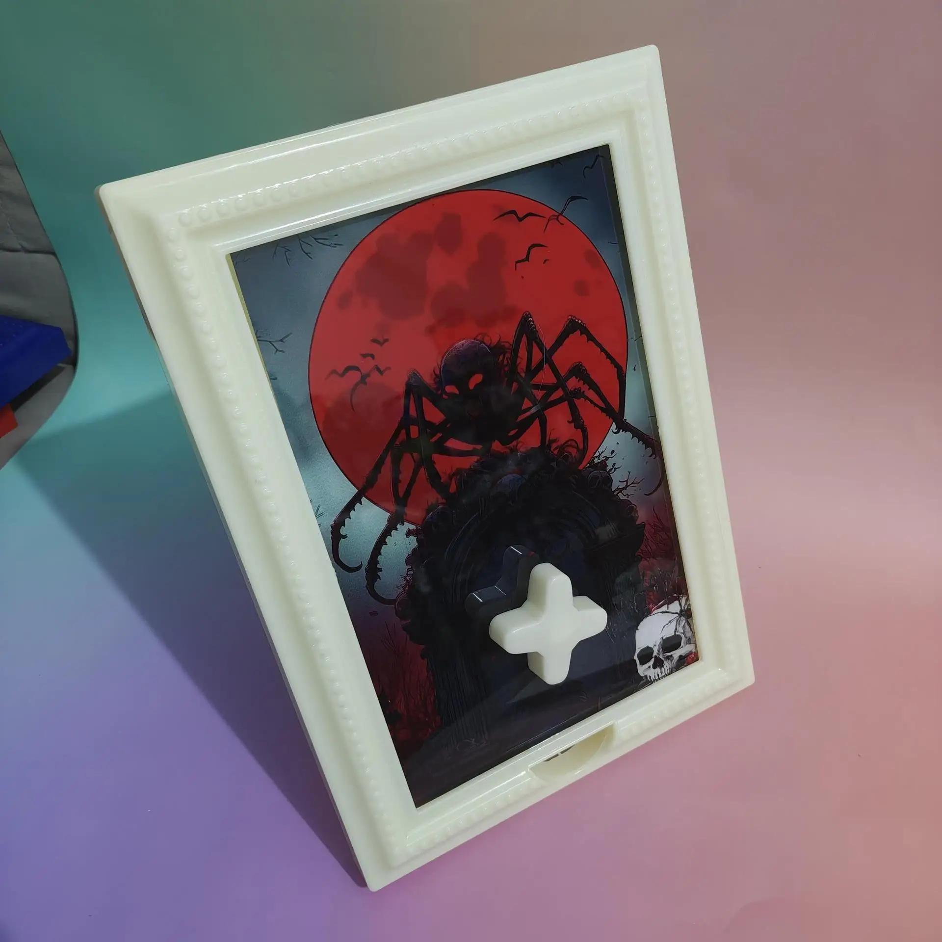 

Creative Candy Dispenser Photo Frames Christmas Elements Photo Frames Home Decoration Ornaments Holiday Party Candy Snack Boxes