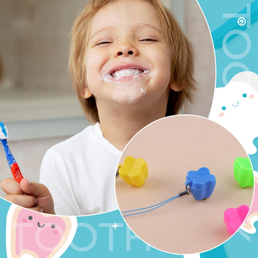 Haomian 150-Piece Tooth Saver Necklaces, Tooth Necklace Little Box For Lost Teeth