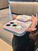 Kawaii Cartoon Cat Magnetic Pop Stand Clear Phone Case For iPhone 15 16 17 Pro Max INS Pink Cute Shockproof Protective Cover