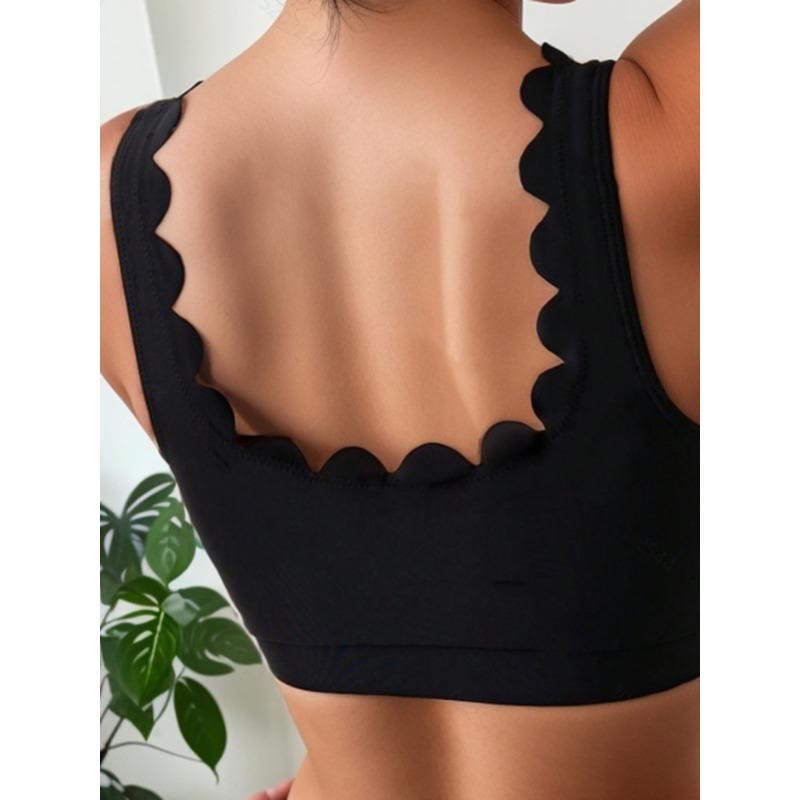 Dames Sexy Effen Kleur Hoge Taille Split Bikini Badpak Voor Vakantie