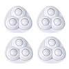 4/8pcs 360°Rotating Wheels Beads Self Adhesive Universal Pulley Mute Mini Swivel Casters Wheel For Furniture Storage Box Roller