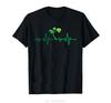 Plant Heartbeat Botany Botanist Gardening Plant Lover Tshirt Summer Oneck Tops Tees Oversized Tshirt Men Cotton T Shirt