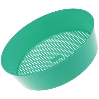 1Pc Plastic Garden Sieve Riddle Green For Composy Soil Stone Mesh Gardening Tool