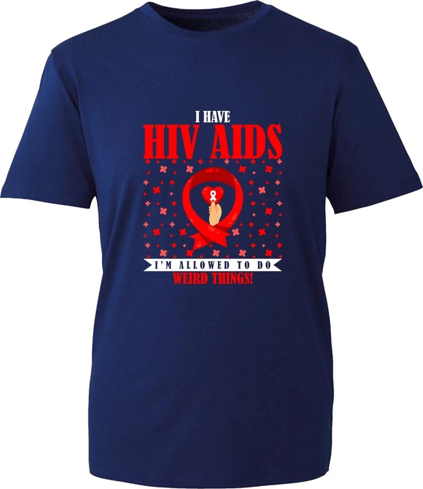 Hiv Aids Awareness TShirt Social Message Health Awareness Unisex Gift Tee Top S