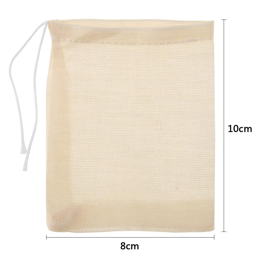 20Pcs/Lot Tea Bags Disposable Tea Filtration Bags Cotton Gauze Tea Bag With String Heal Seal For Coffee Herb Loose Tea Infuser