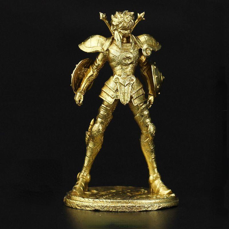 5cm Anime Saint Seiya Figures Metal Brass Zodiac Sign Soldier Model Toys Board Game Chess Pieces Ornaments Christmas Gift