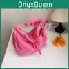 Trendy Street Style Solid Color Women's Shoulder Bag Casual Tote For Daily Use
