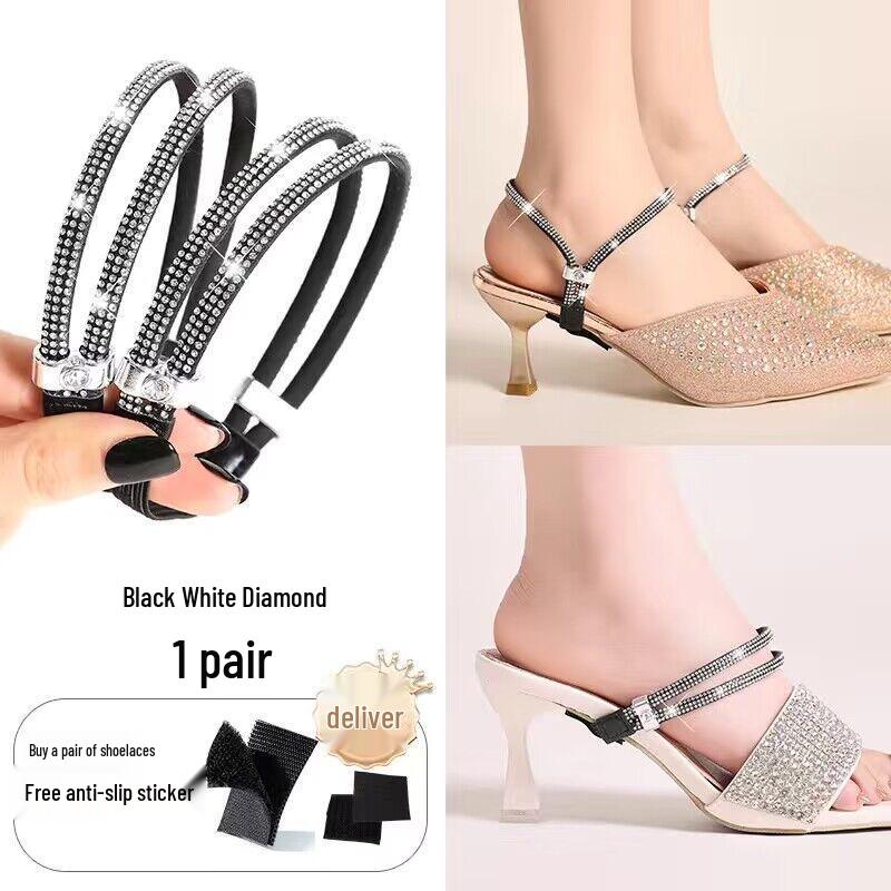 

Противоскользящие пяточные ремешки и шнурки без завязывания для свободных сандалий с фиксированной пряжкой