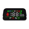 Linkstyle Car Head Up Display, MPH, GPS Speedometer with Over-Speed Alarm & Customisable LED Ambient Light HUD Display for All Cars