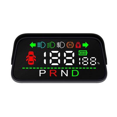 Linkstyle Car Head Up Display, MPH, GPS Speedometer with Over-Speed Alarm & Customisable LED Ambient Light HUD Display for All Cars