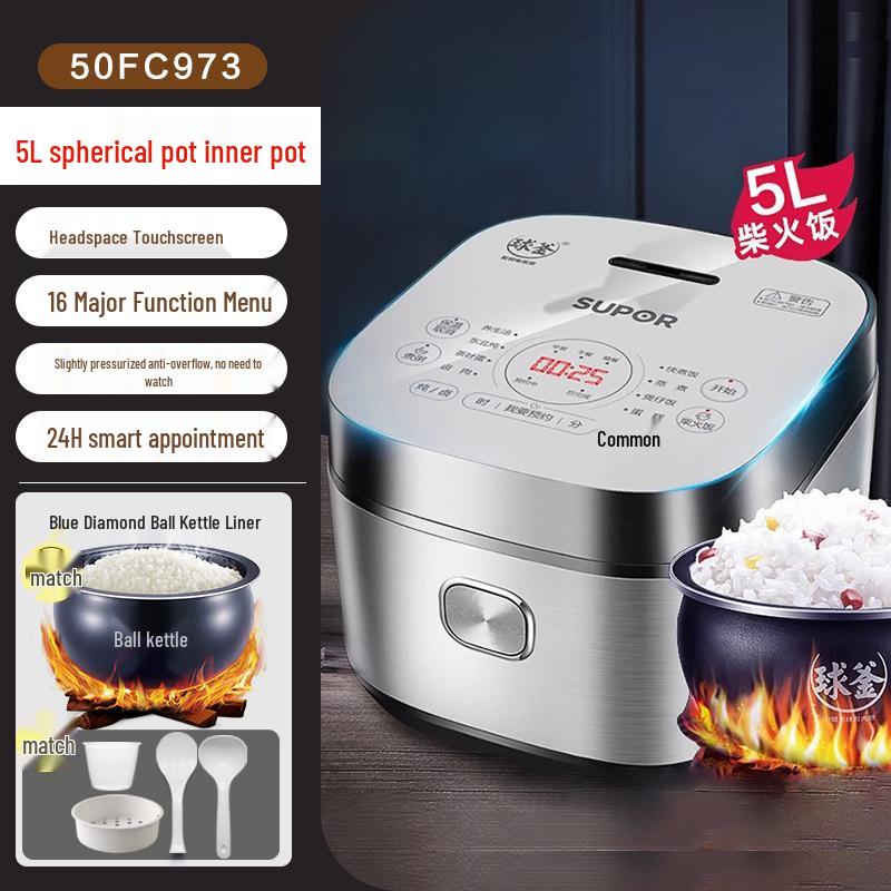 Supor 4L Stainless Steel Intelligent Multi-Function Rice Cooker SF40FC9001