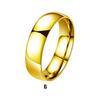 Ring Simple Steel Daily Stylish All-Match Christmas Halloween Exquisite Rings Jewelry Classic Wedding Engagement