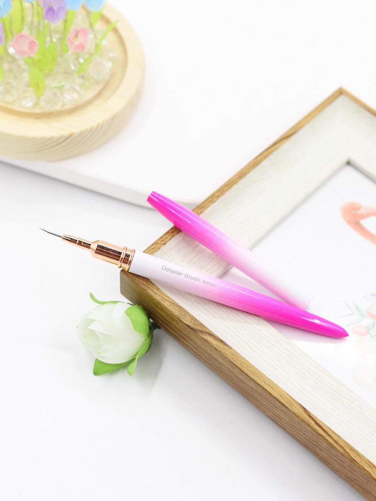 Japanese Pink Gradient Nail Art Striping Brush for Drawing & Flower Painting