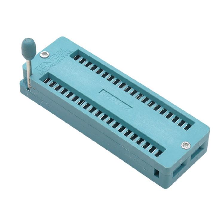 Versatiles IC Testing Base Light weight Plastic Socket IC Lock Seat ZIF Socket For Development Projects Using Secure