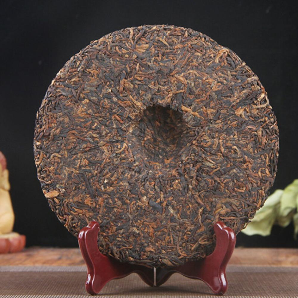 English Title (optimized, within 150 chars, no dashes): Premium Ripe Pu Erh Tea Cake 357g Aged Chinese Dark Tea Collection (Character count: 68)