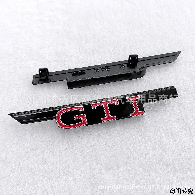 2026 Chaud Pour Volkswagen VW 1 pièce ABS GTI GTD Logo Badge de Remplacement pour Calandre de Capot Avant de Voiture Pour Volkswagen VW Golf 8 Rline GTI Polo