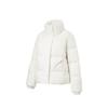 Fitness Series Solid Color Water-Resistant Stand Collar Short Down Jacket Women Jacket Champagne-White AYMT096-2