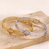 New Titanium Steel Four-leaf Clover Women's High-end Open Bracelet