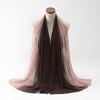 Koel Aanvoelende Tweekleurige Chiffon Sjaal Lichtgewicht UV-Beschermende Wikkel Dames Strand Reizen Accessoire