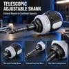 1 Set Telescopic Ratchet Screwdriver Magnetic Adjustable Shank Labor Saving Hand Tool For Narrow Space Home Equipment Repair