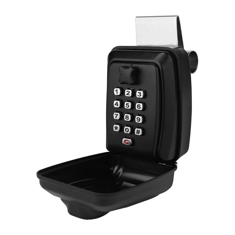 

HHO-Ключниця-Скринька для Автомобіля, Для Скриньки-Замка на Вікно Автомобіля, Скринька-Замок з Кнопкою-Вибивачем для Вікна Автомобіля, Сейф-Ключниця на Вікно Автомобіля, Для Спільних Поїздок, Turo чорний