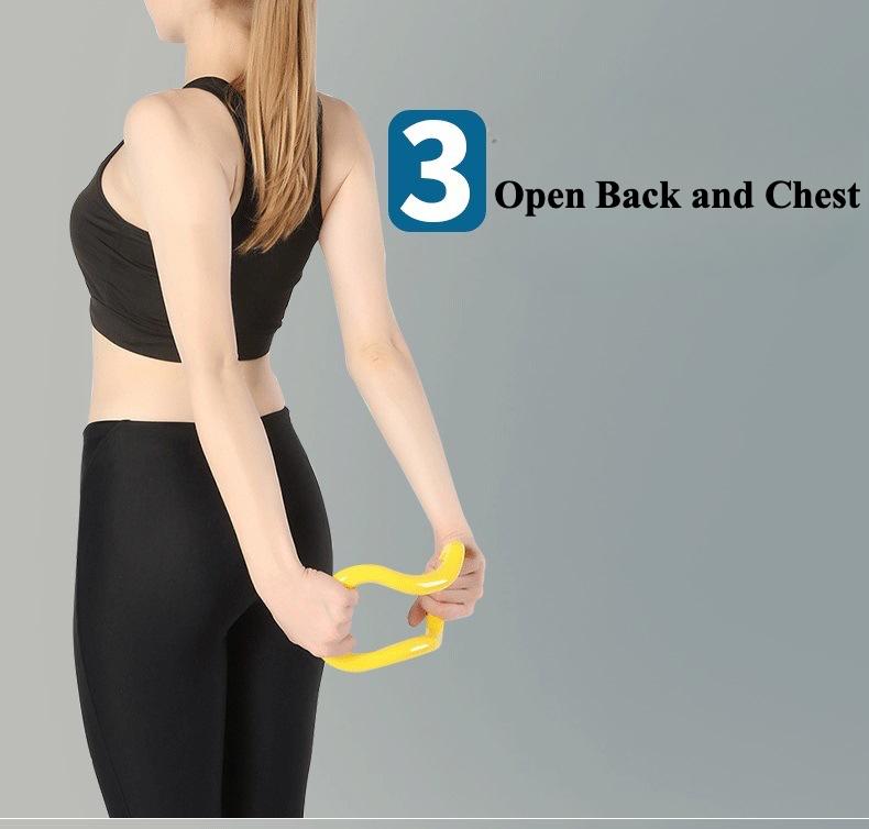 Yoga Ring Open Shoulder Back Yoga Ring Leg Clamps Leg Clamps Yoga Fitness Sporting Goods