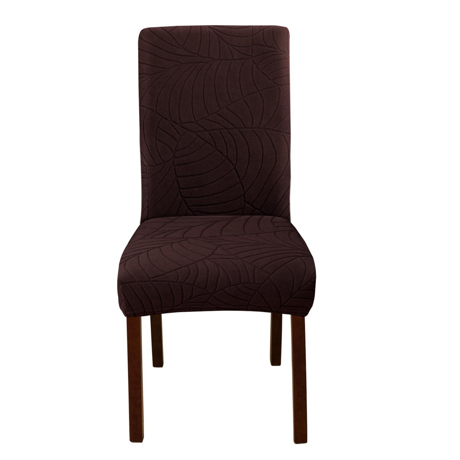 

Leaf Jacquard Midback Chair Cover Casual Home Conventional Chair Cover Dustproof and Stain-proof Home Chair Cover 22*11*8cm