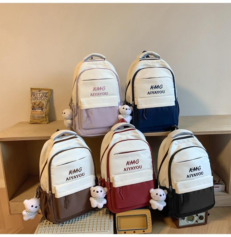 Backpack Unisex Fashionable With Air Cushion Shoulder Straps  School For