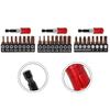 8pcs Metric Hex Bit Set Batch Head And Red Self-locking Rod Electric Screwdriver Head