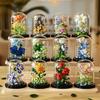 Creative Building Blocks Eternal Flower Bouquet Assembly Blocks Mini Brick Valentine's Day Birthday Gift Kids Toys