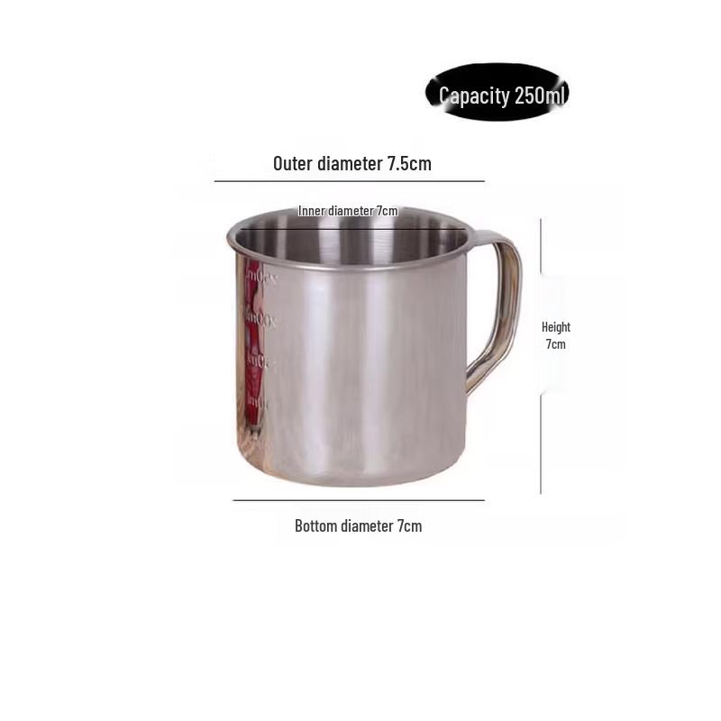 Термостойкий мерный стакан с градуировкой