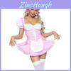 Spiel-Themen-Cosplay-Maid-Kostüm aus Polyesterstoff für Anime-Rollenspiele für Erwachsene