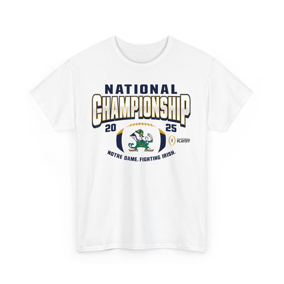 Fighting Irish National Championship 2025 Vintage T Shirt Mens Womens Tees Top Men Women Kid NEW S