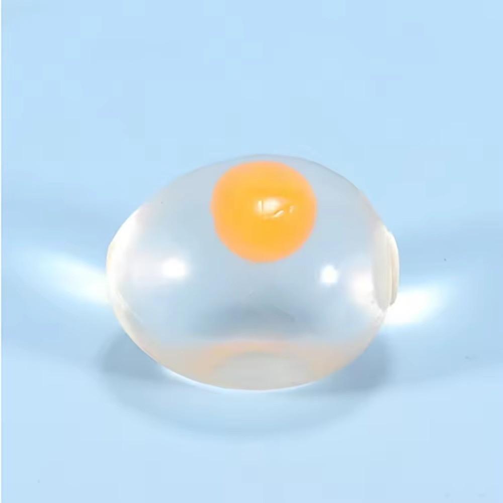 Simulation Egg Egg Fidget Toy Transparent Simulation Egg Squishy Toy  Kids Gift