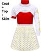 Zombies Dawn 4 Of The Vampires Nova Cosplay Costume Dress Set Party Halloween