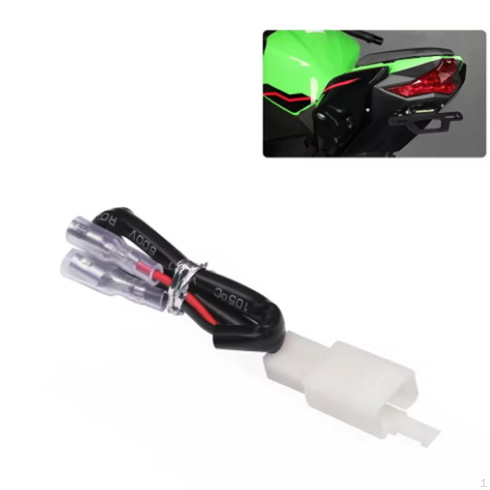 

Motorcycle Light Line Wiring Connector 14cm,Repair Accessories, Plate Light,Wire Harness Plug for