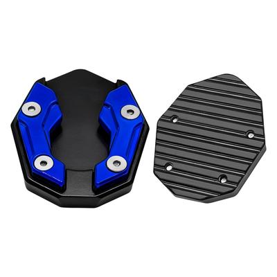 Side Stand Plate, Blue, Bike Stand Plate, Side Stand Expansion Pad, Alloy, Load Capacity,