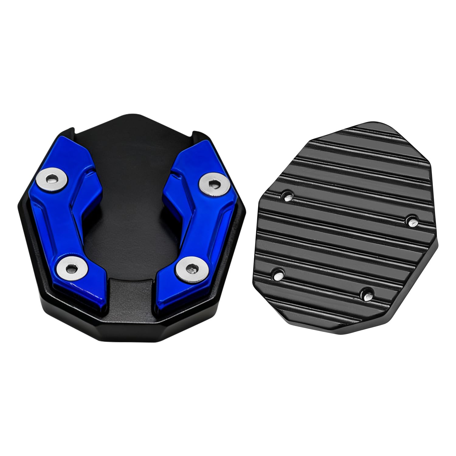 

Side Stand Plate, Blue, Bike Stand Plate, Side Stand Expansion Pad, Alloy, Load Capacity, синій