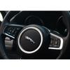 Silver Alloy 1PCS Trim Steering Wheel Horn Button Ring For Jaguar XE 2016-2019