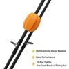 2PCS Silicone Fishing Rod Holder 6 Colors Fishing Tackle Ties High Quality Fishing Rod Tie  Fishing
