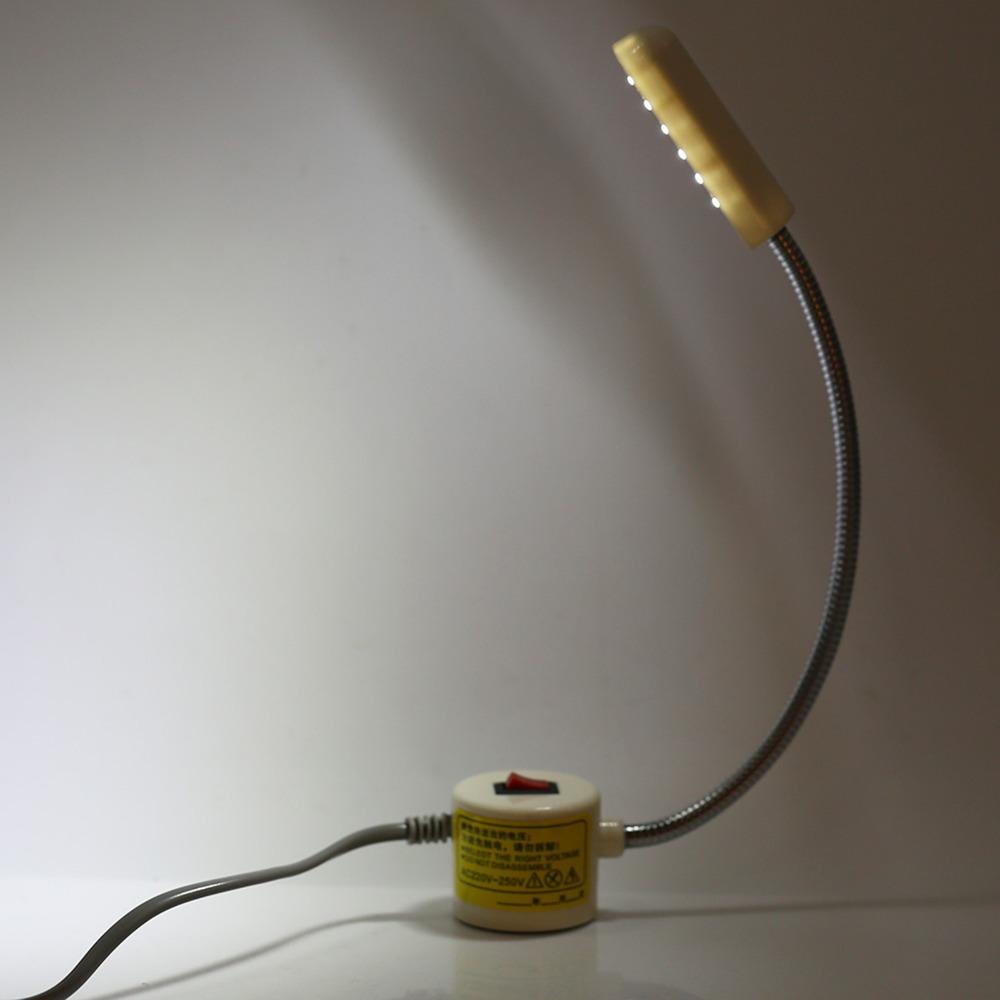 Flexible Gooseneck LED Work Lamp Magnetic Mounting Base Sewing Machine Lamp Home Tailor Store