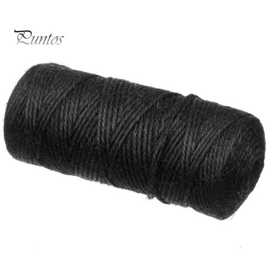 Gift Wrapping Twine 100M/Roll 2MM Jute 3 Ply Natural Cuttable Hanging Tag Decoration Hemp Rope Packing DIY Crafts Project