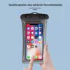 Waterproof Touchscreen Phone Pouch for Swimming, Rafting, and Diving with Airbag Protection and Sealable Design