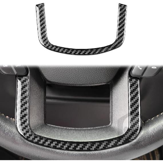 for Ford F-150 Raptor 2017-2020 Accessories Glove Box Top Strip | Real Carbon Fiber, for Ford F150 F-150 Raptor 2017 2018 2019 2020, Interior Trim
