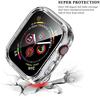 Tempered Glass+cover For Apple Watch 9 8 41mm 45mm 42mm 38mm PC Bumper Screen Protector Case iWatch Series 7 6 5 4 Se 44mm 40mm