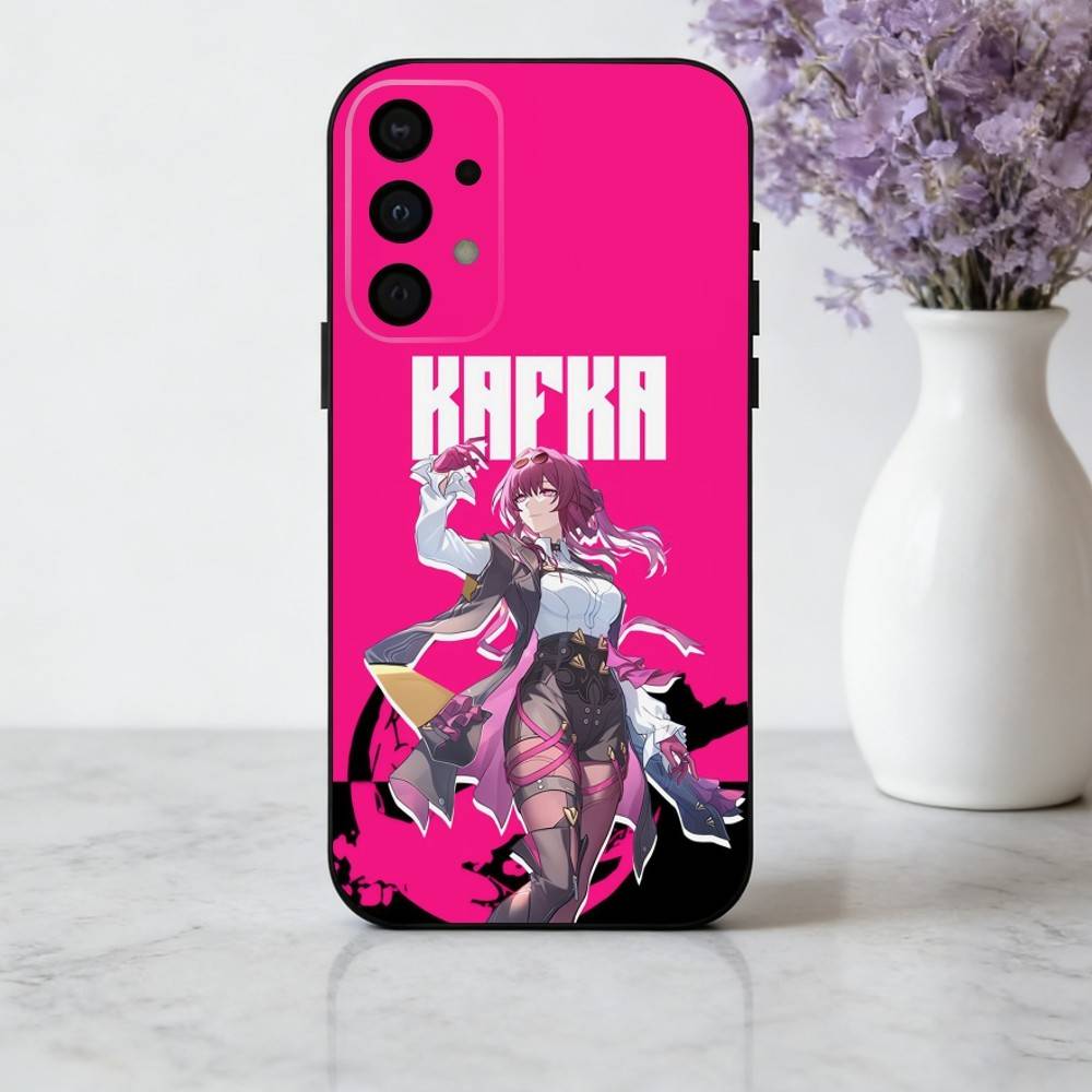 K-Kafka H-Honkai S-Star R-Rail Phone Case For Samsung Galaxy A73,A72,A71,A70,A53,A52,A51,Soft Silicone Black Cover