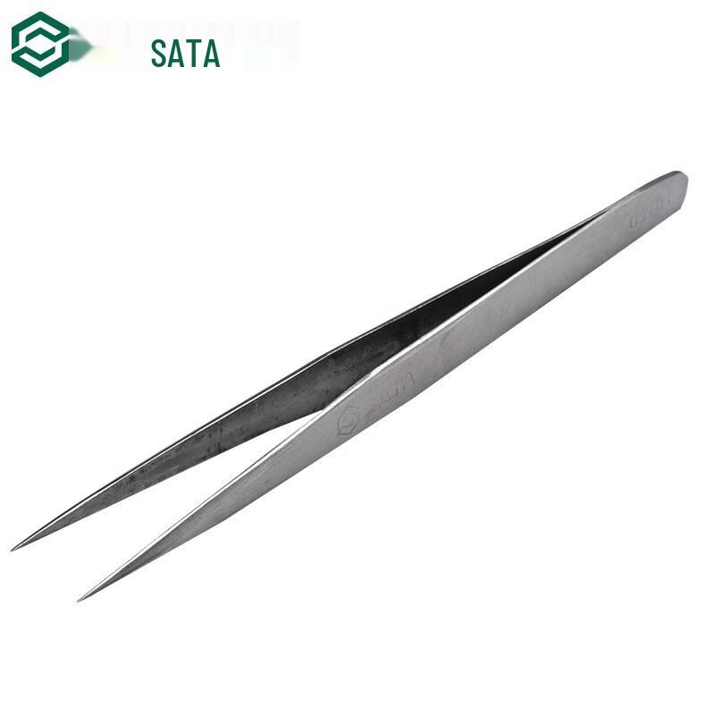 SATA Pointed Tweezers 125mm