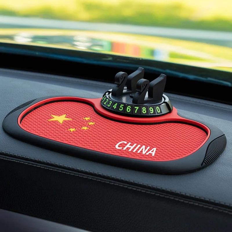 Multi-Functional Car Anti-Slip Mat Auto Phone Holder Non Slip Sticky 3 in1 Pad Phone Mount Silicone Dashboard Car Pad Mat