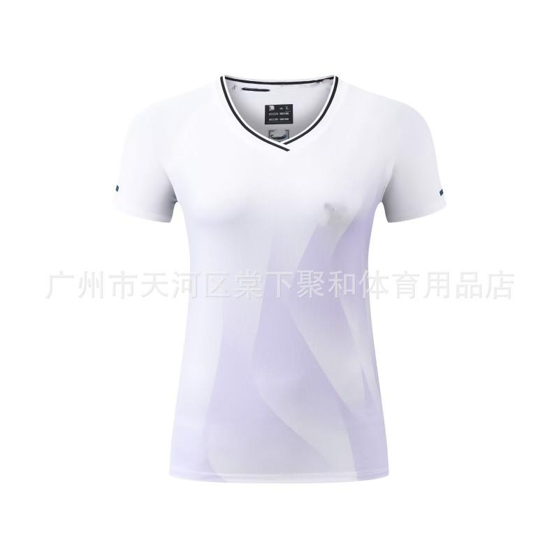 Quick-Dry Badminton Shirt Men Women Kids Lightweight Sport Tee Breathable Training Top