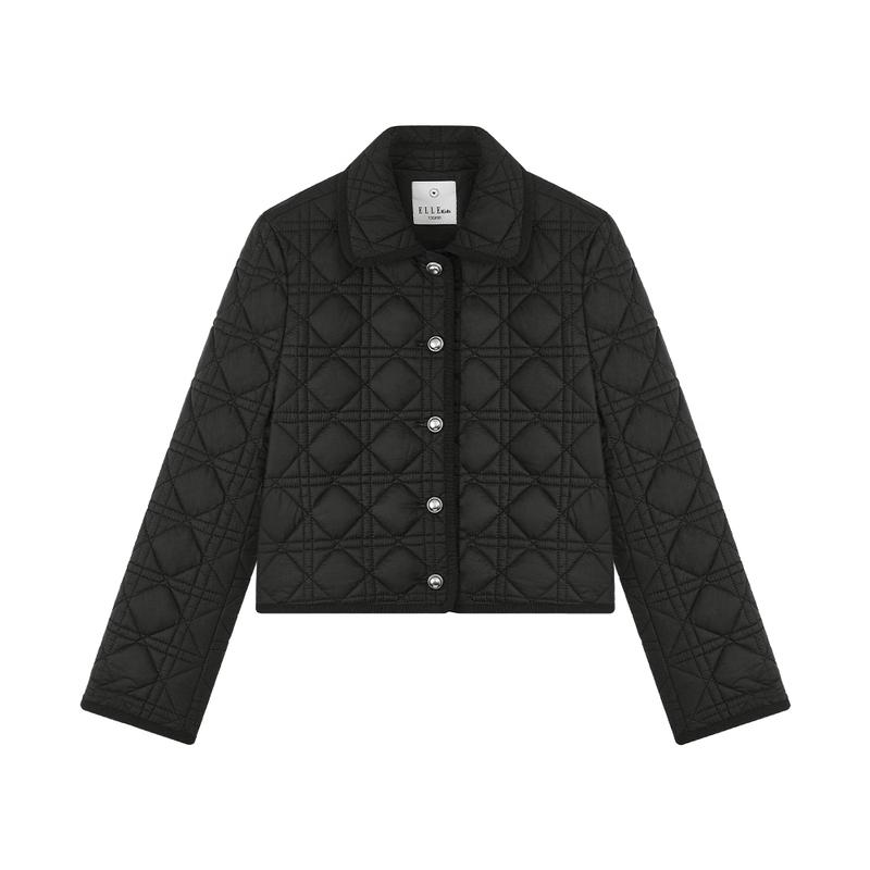 ELLE KIDS Steppjacke für Mädchen mit Revers